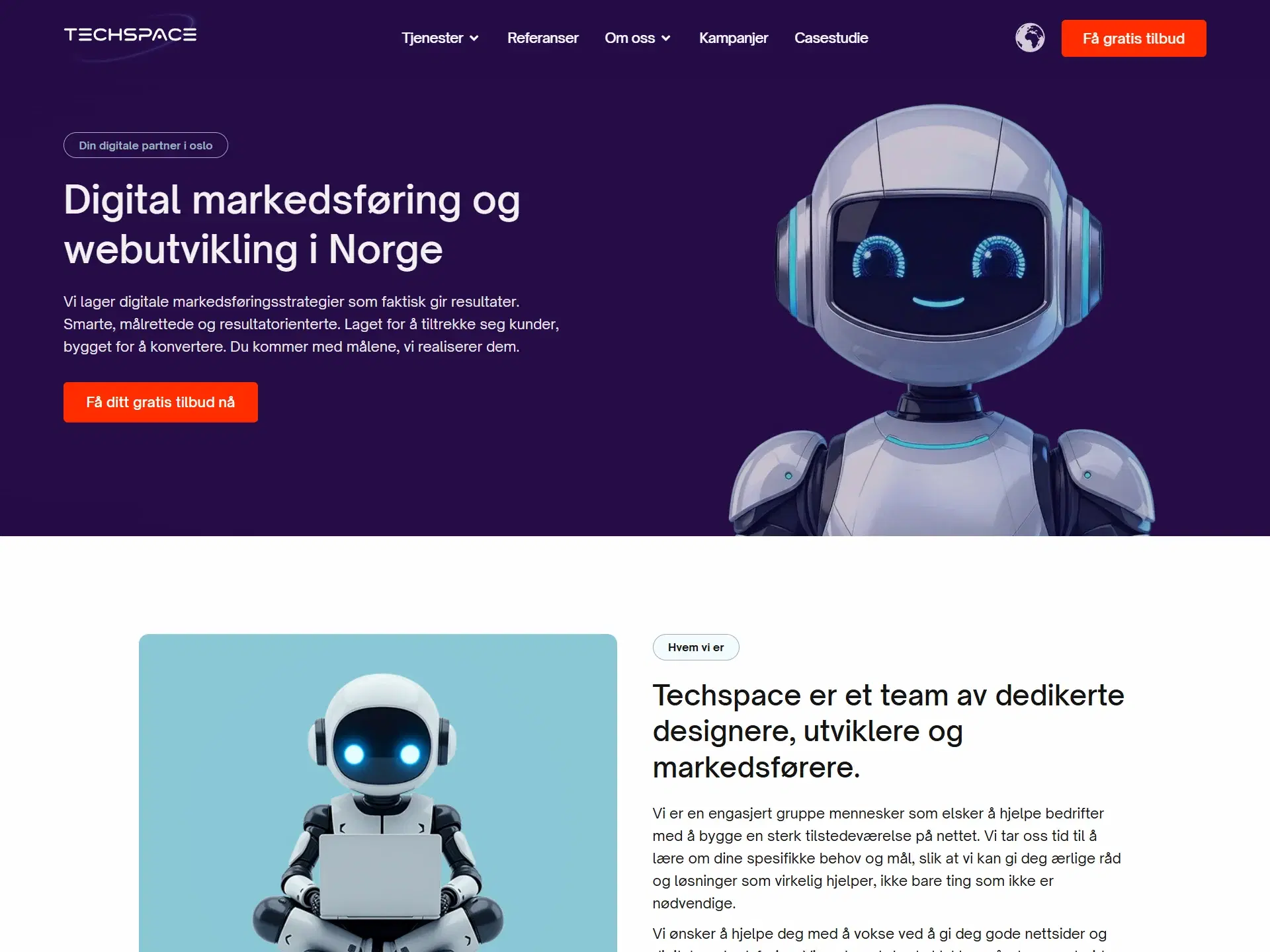 Techspace.no · En skarpere digital inngangsdør